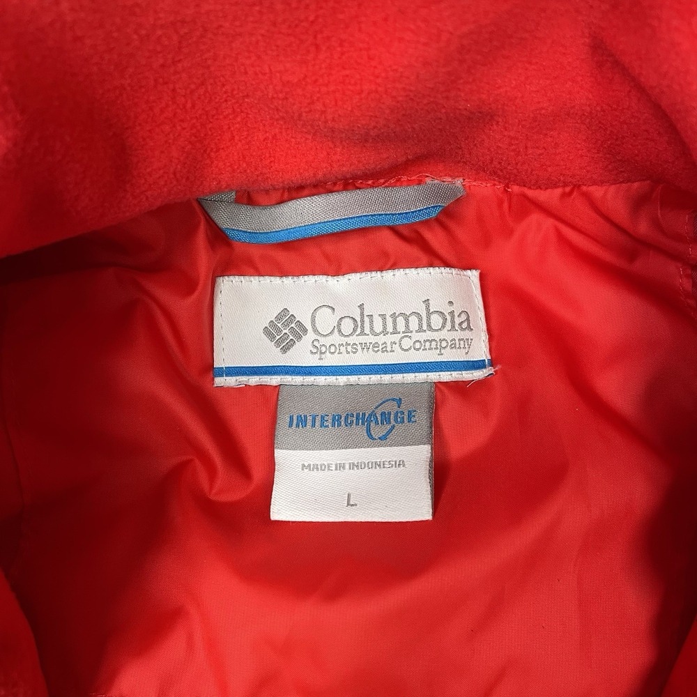 Columbia Sportswear Company Jacket Large White and Red Fleece Lined women - Picture 7 of 7